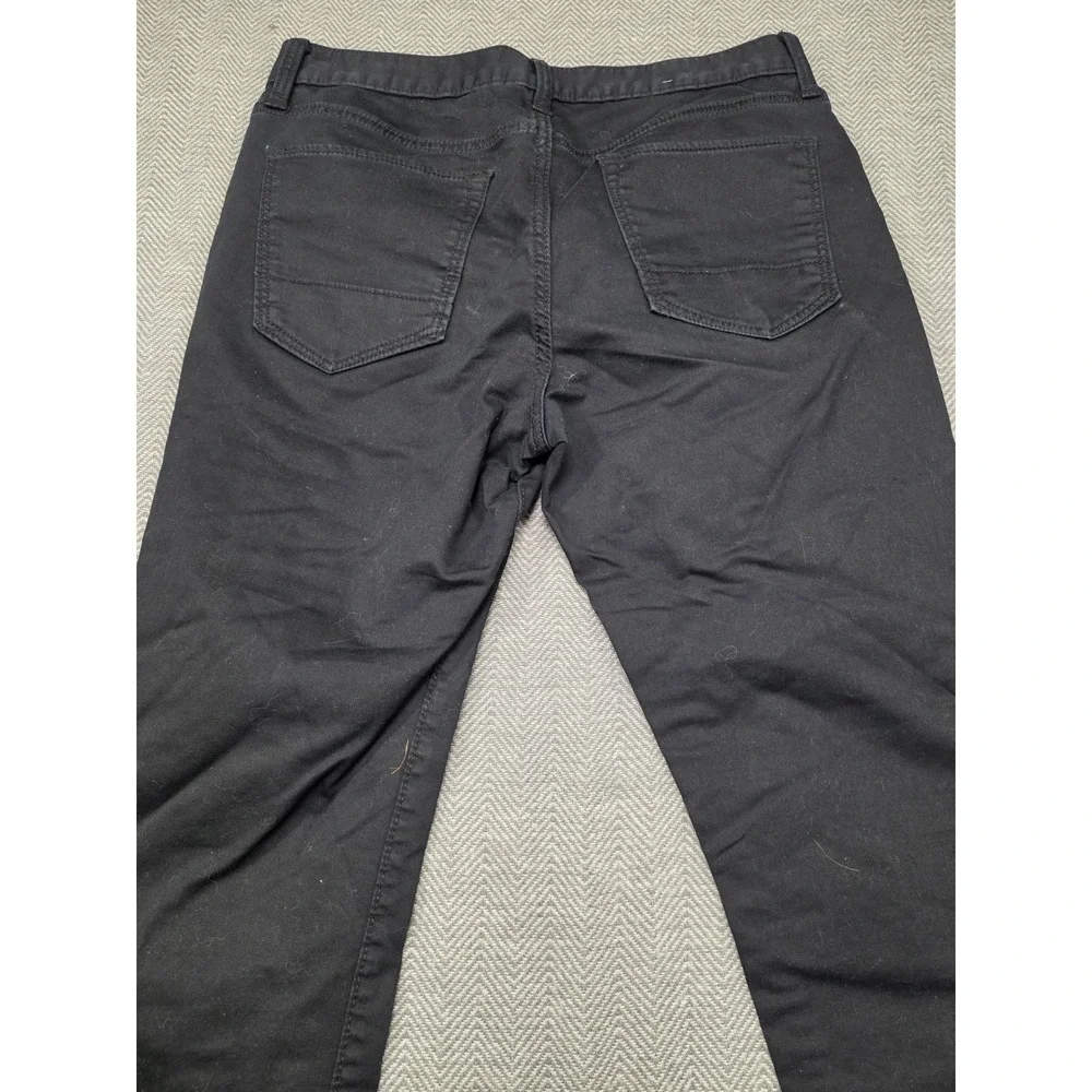 Banana Republic Travel Jean Mens 32x30 Slim Fit‎ Black Washwell Denim Pants